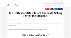 Desktop Screenshot of bestinfantcarseats.com