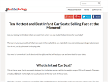 Tablet Screenshot of bestinfantcarseats.com